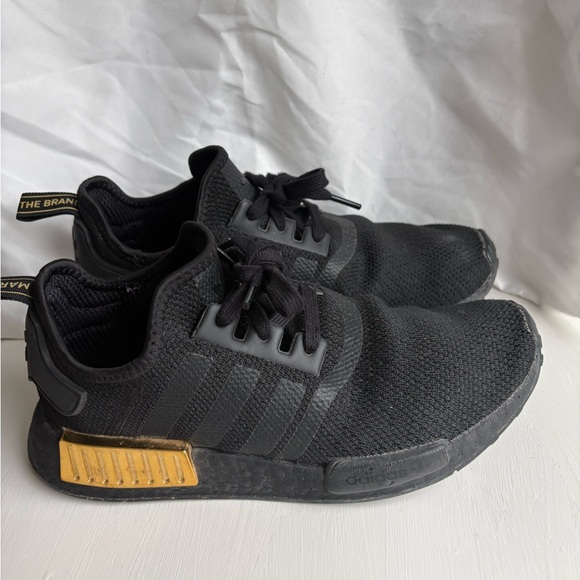 adidas Shoes - Adidas Original NMD R1 Black Gold Metallic US Women’s 8.5